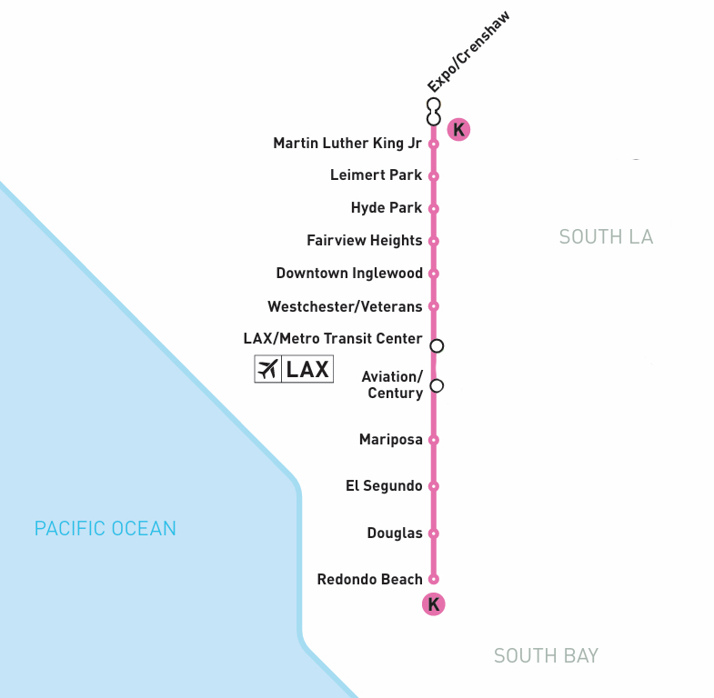 k line map