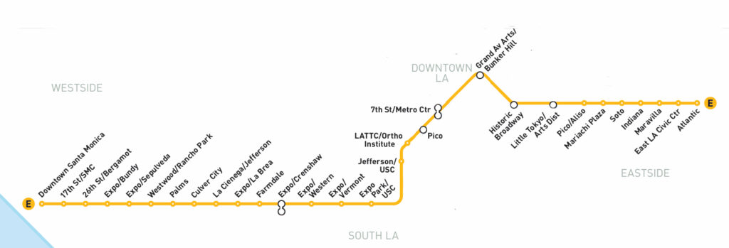 e line map