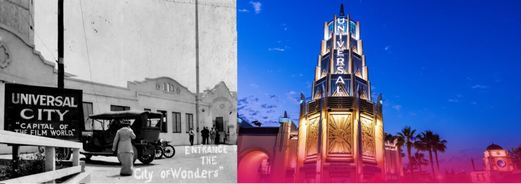 universal then and now